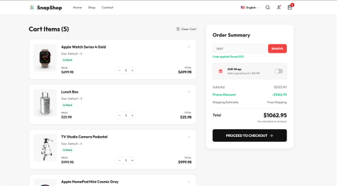 Full-Stack eCommerce Platform Source Code with Admin Dashboard & AI Translation 7