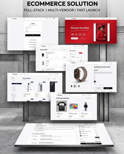 Full-Stack eCommerce Platform Source Code with Admin Dashboard & AI Translation